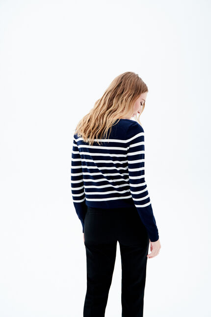 Trui Mjulie marineblauw vrouw