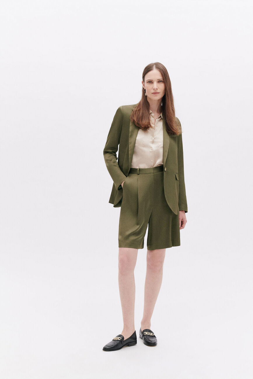 Pantalon pbrandon vert olive femme