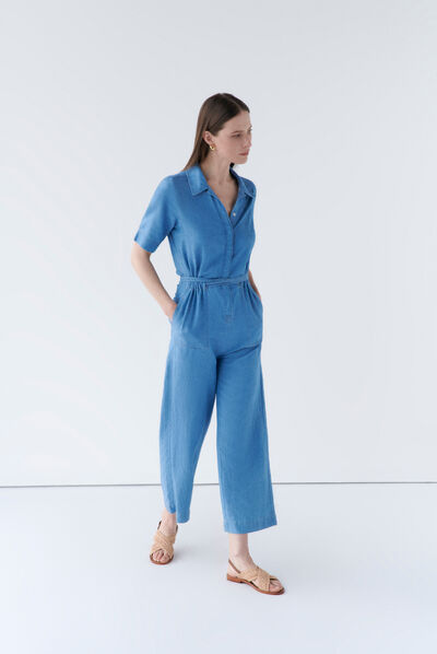 Combinaison belpasso bleu ciel femme