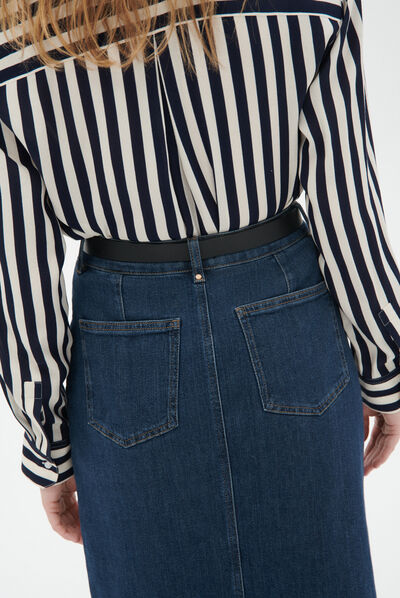 Jupe jluciana denim stone femme