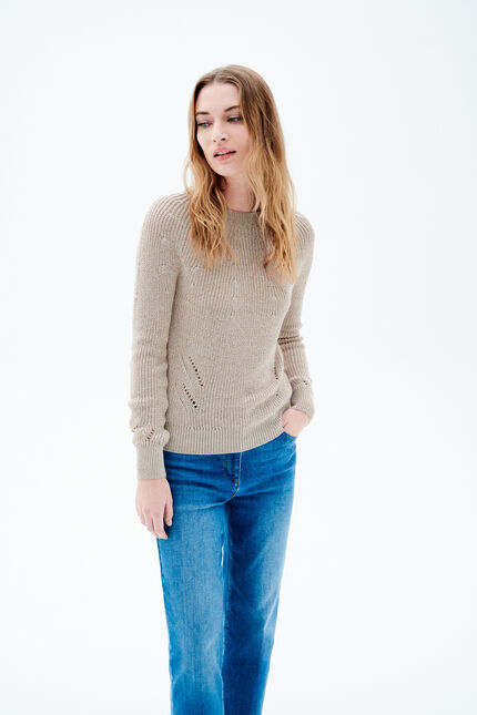 meta Trui beige vrouw