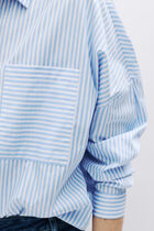 Claudine shirt sky blue woman