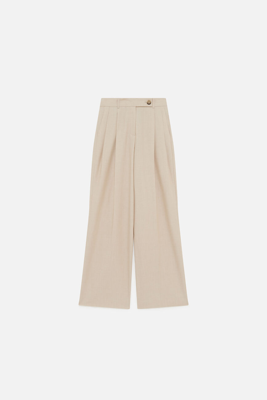 Pantalon Pvoile sable femme