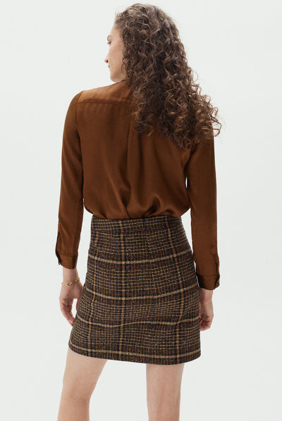 jupe lina noir femme