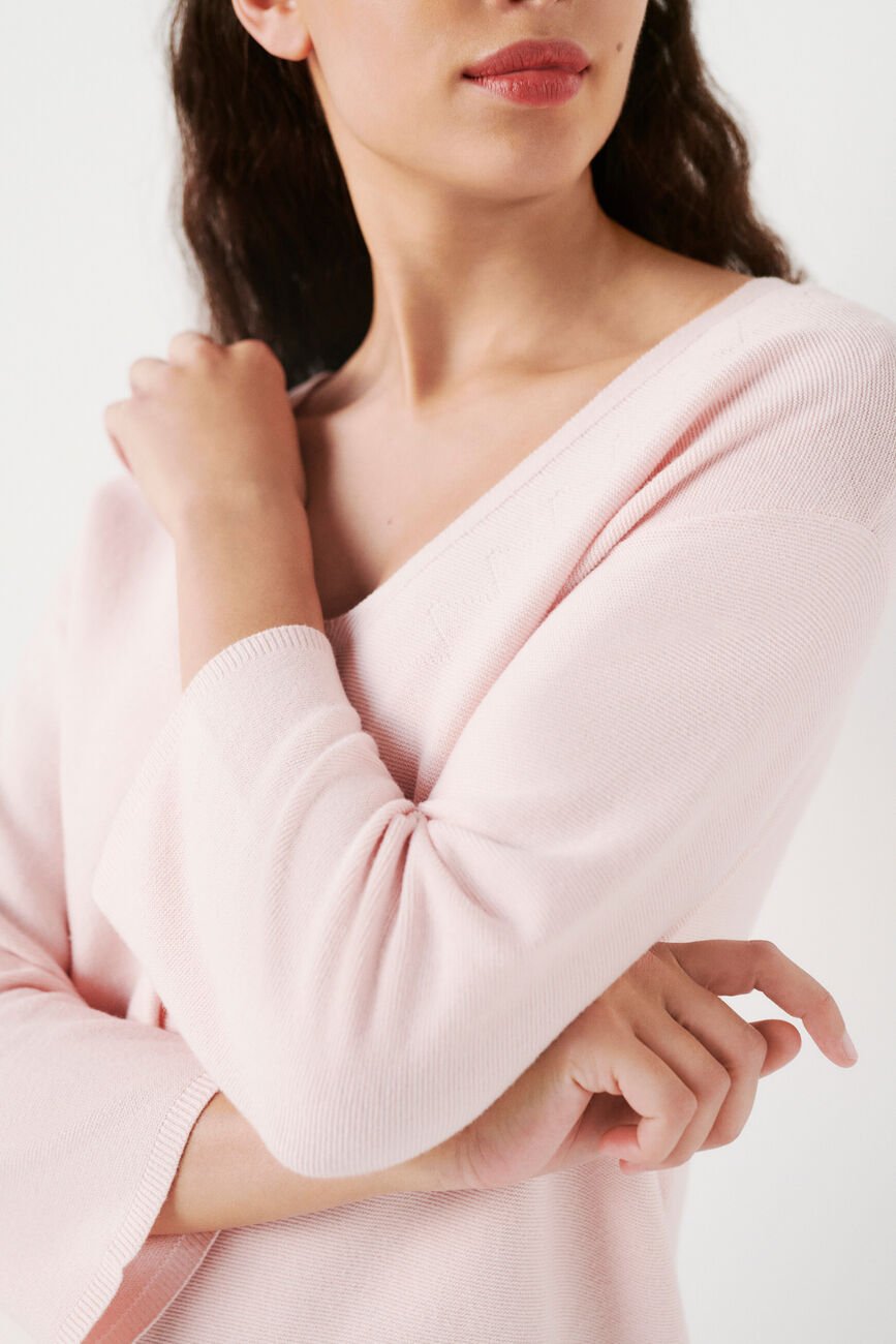 Pull mbobby rose pastel femme