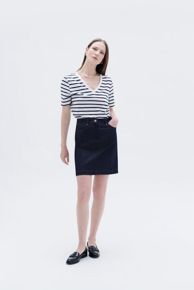 T-shirt tressie blanc femme