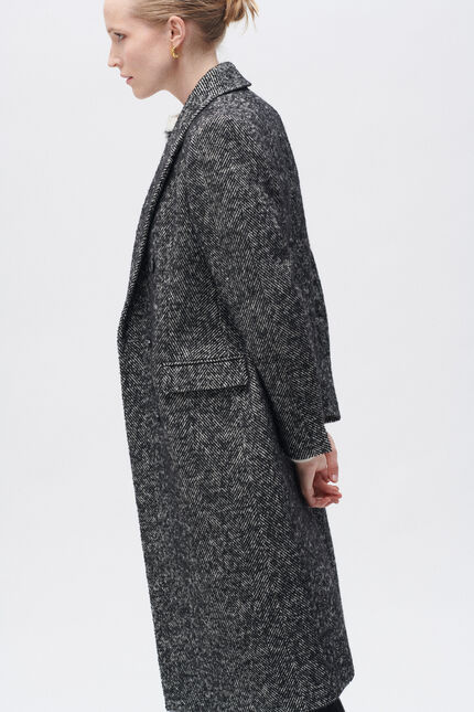 Ganix coat dark grey woman