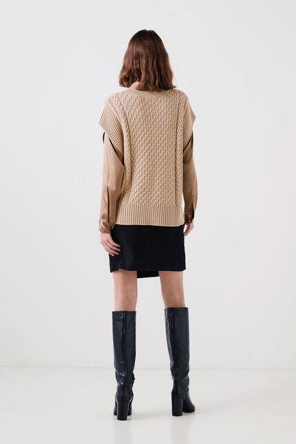 Pull mrudy sable femme