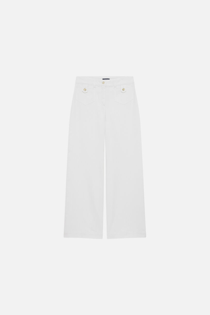 Pantalón Pietro blanco mujer