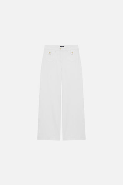 Pantalón Pietro blanco mujer