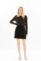 Janette skirt chocolate brown woman