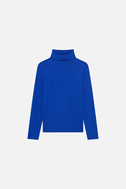 Camiseta Tlili azul eléctrico mujer