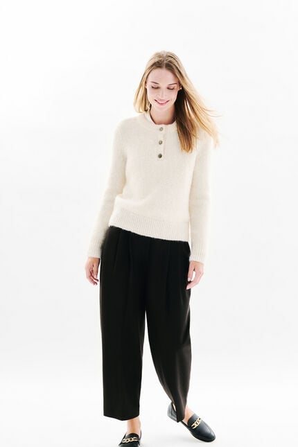 Mdona sweater ecru woman