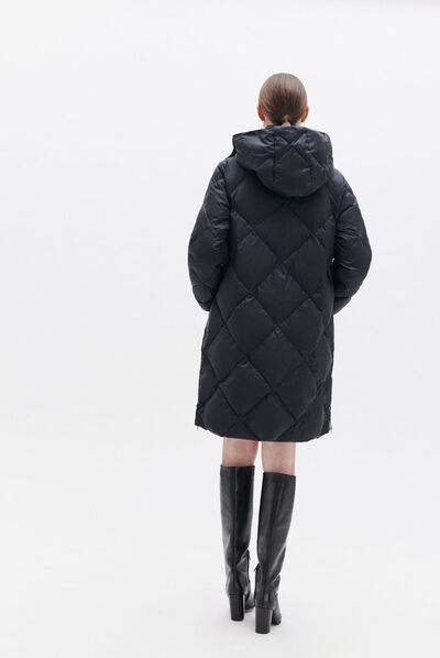 Doudoune gavone bleu marine femme