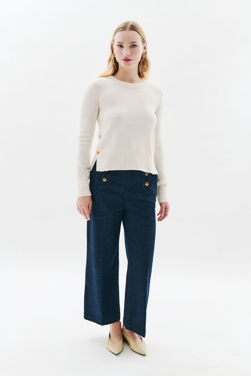 Maglione Maden ecru donna