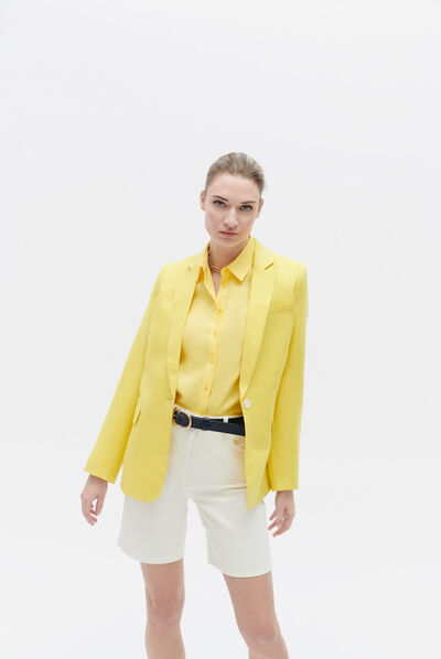 Giacca vcelesta giallo donna