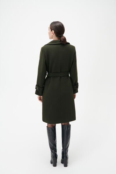 Manteau goeland vert clair femme