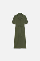 Rtifanny2 dress khaki green woman
