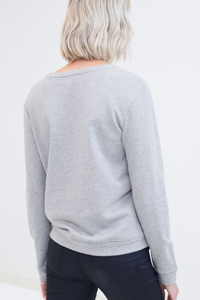 Sweat Ines gris femme