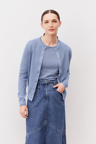 Malha Cesario denim stone mulher