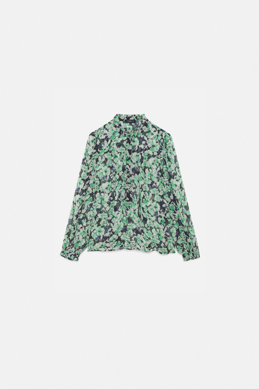 Blouse cinzia vert menthe femme