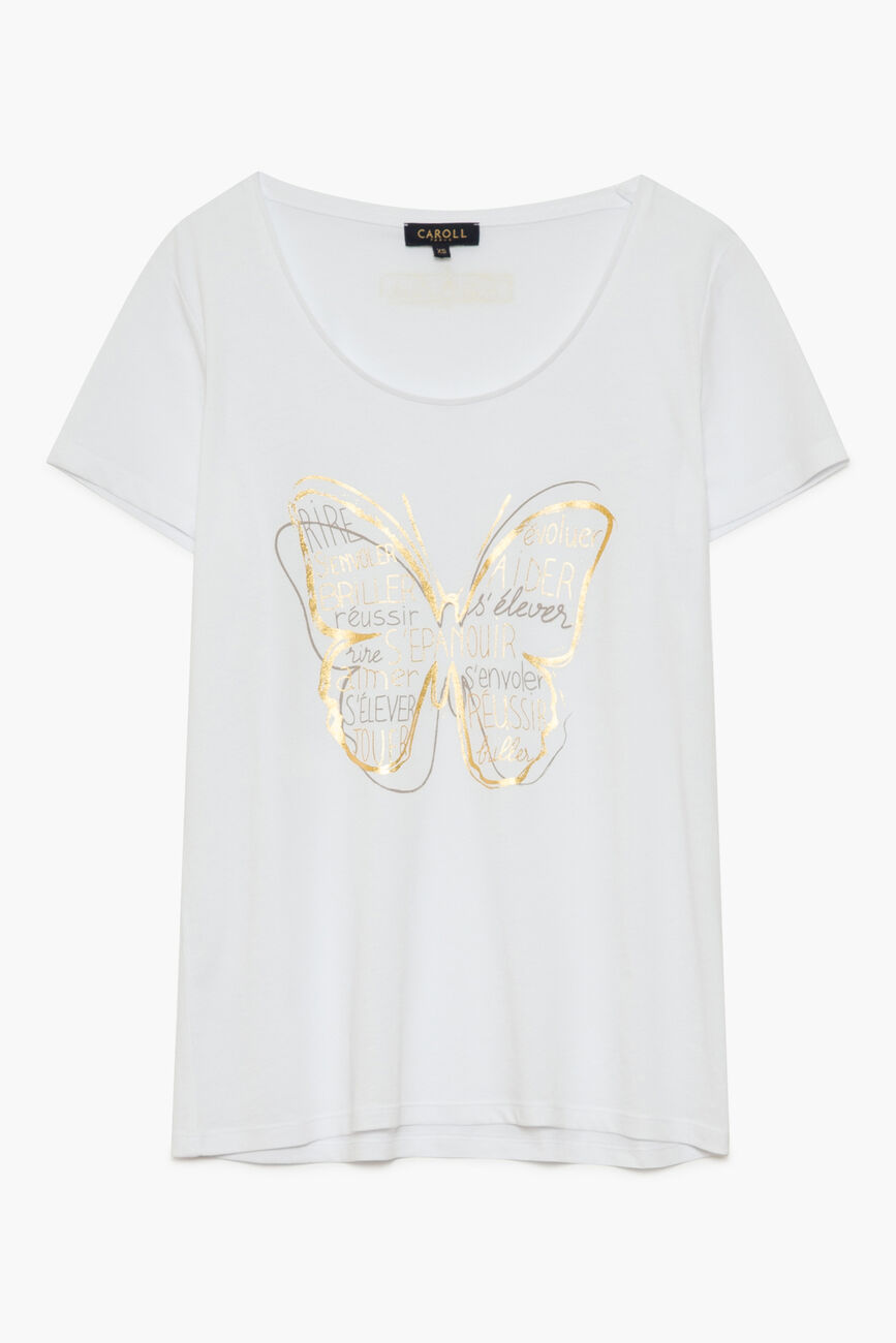 T-shirt Jamelia blanc femme