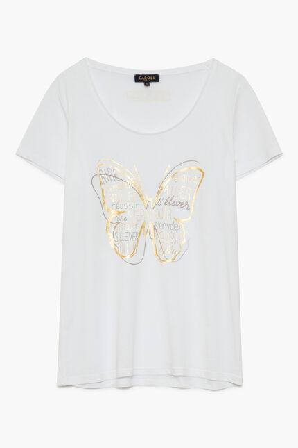 T-shirt Jamelia bianco donna