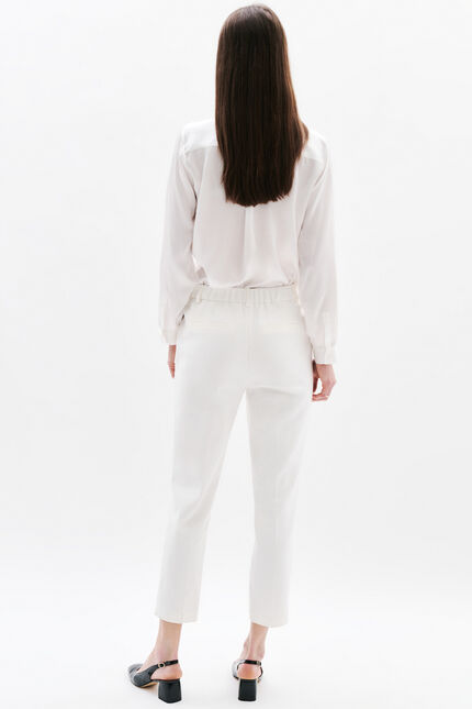 Pantaloni Psidiko2 avorio donna