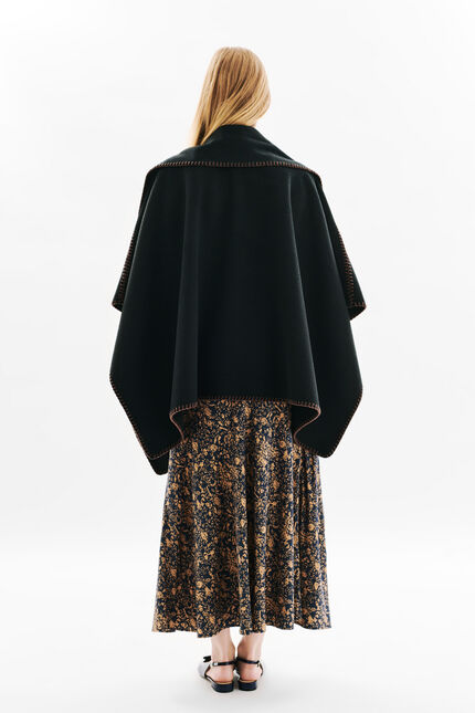 Hester poncho black woman