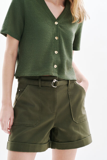 Shorts Sitano khakigrün damen