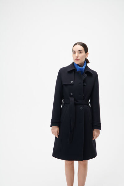 Jas Genna marineblauw vrouw