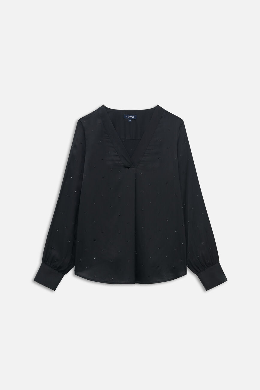 Blouse cmilana noir femme