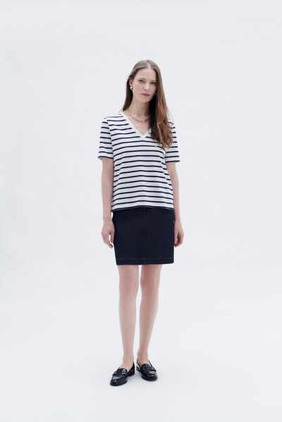 T-shirt tressie blanc femme