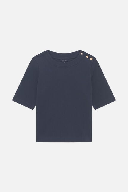 T-Shirt Tlucile marineblau damen