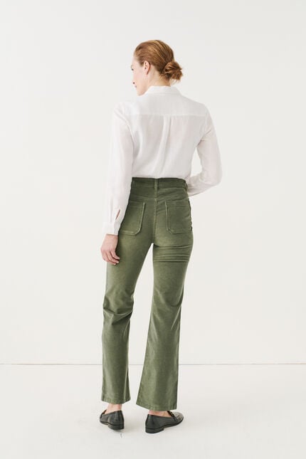 Hose Pelley khakigrün damen