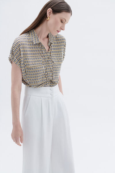 T-shirt eva taupe femme