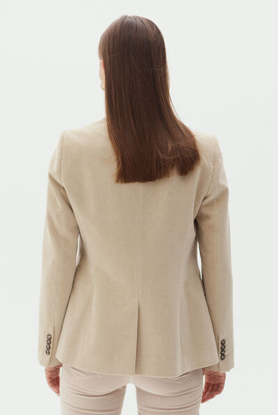Blazer Aurora beige donna