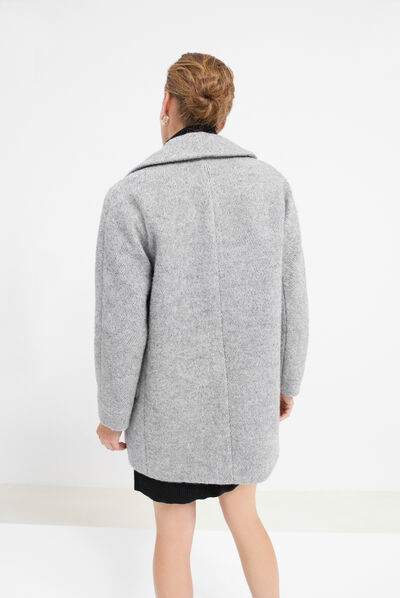 manteau ferdinand gris clair femme