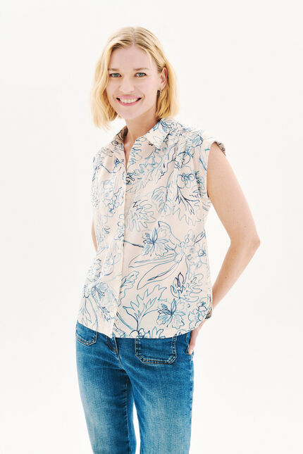 Celora Hemd weiss damen
