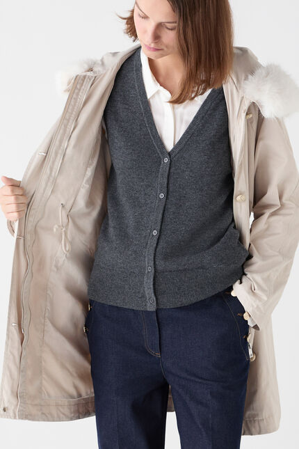 Parka gtoundra ecru femme