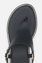 Lexi2 natural leather sandals black woman