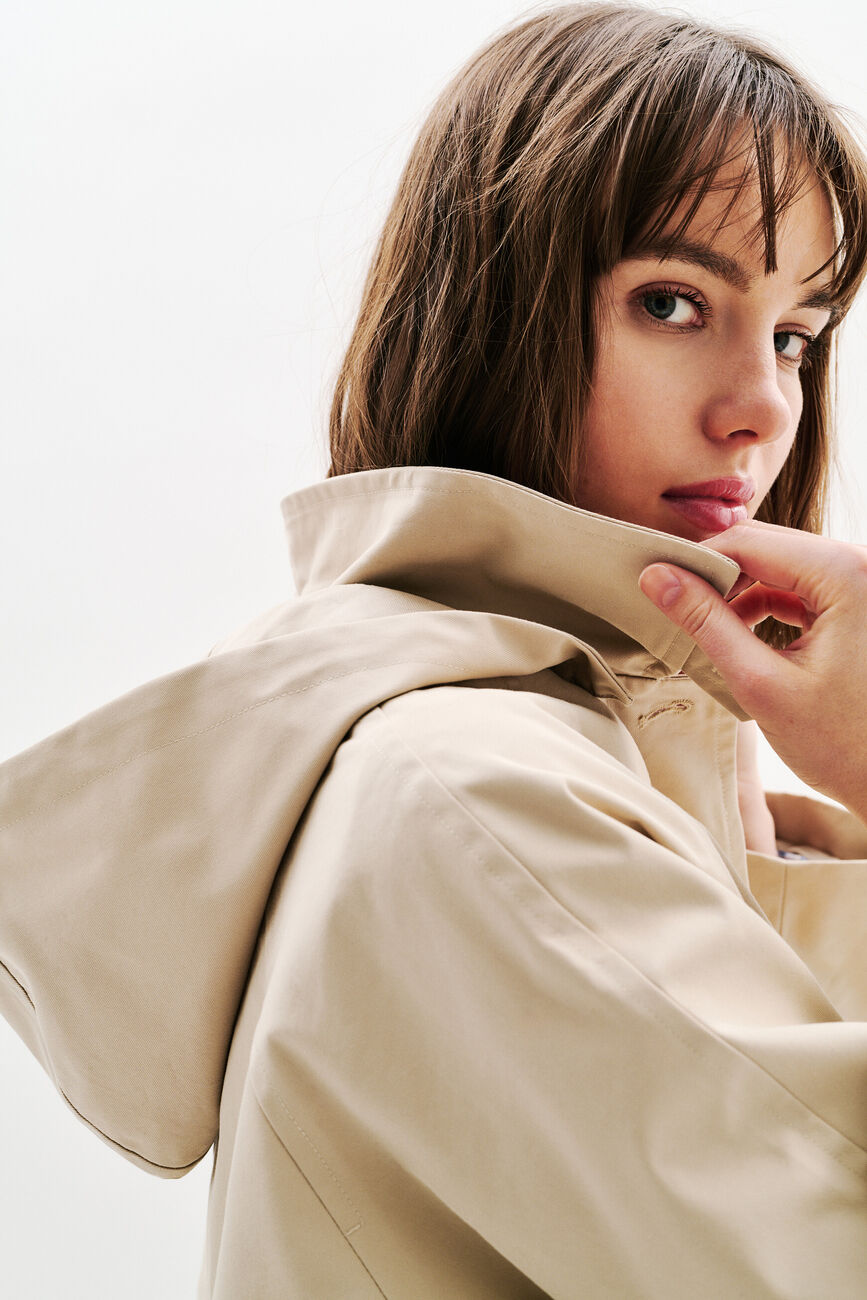 Manteau Gaya 2 rose poudrée femme