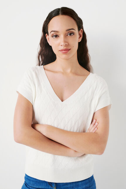 Pull melvin ivoire femme