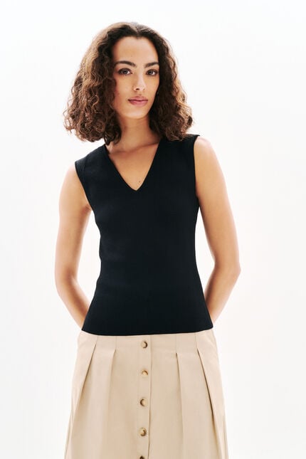 Pull Mtessie noir femme