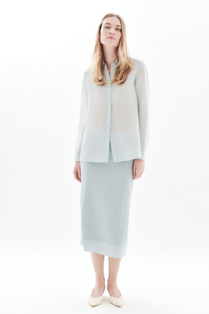 blau grau damen