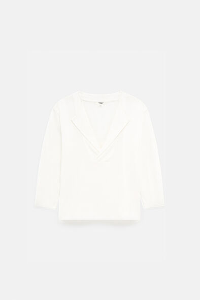 T-shirt tart ivoire femme