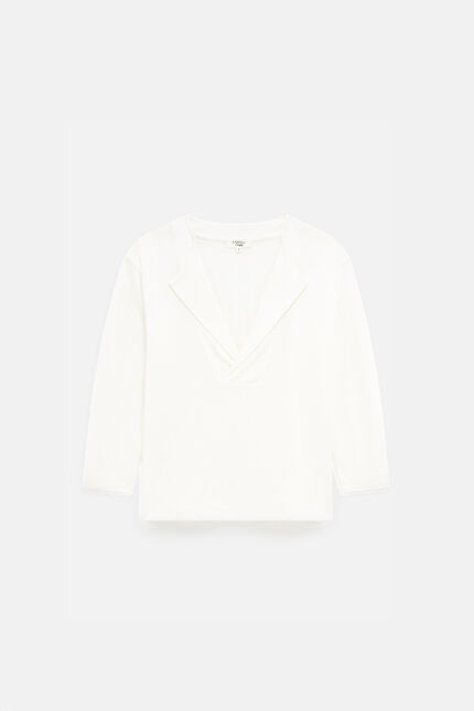 T-shirt tart ivoire femme