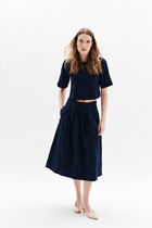 Diamant3 skirt navy blue woman