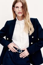 Leonie2 belt navy blue woman