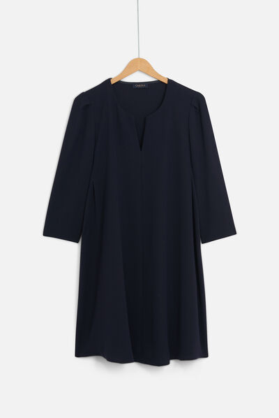 robe carmine bleu marine femme